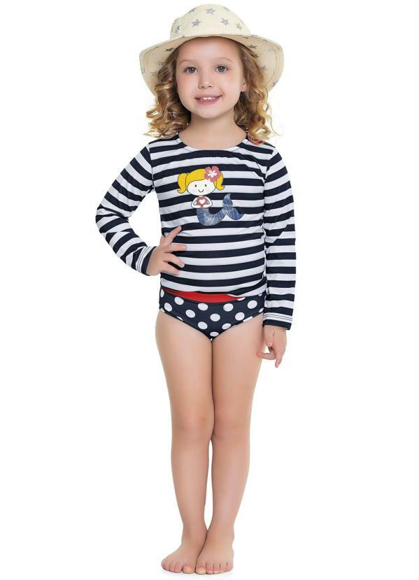 blusa de banho manga longa