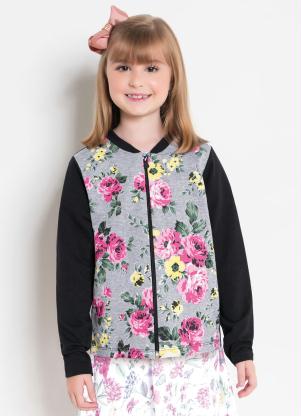 Jaqueta Bomber Intaltil (Floral)