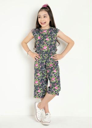 Macac�o Infantil (Floral) com El�stico