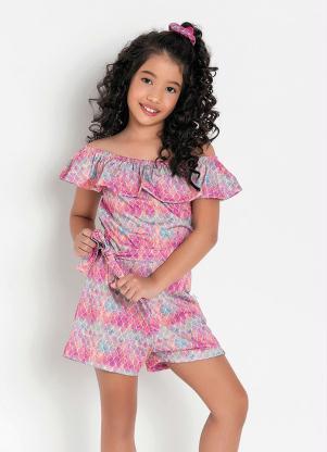 Macaquinho Infantil (Sereia) com Faixa