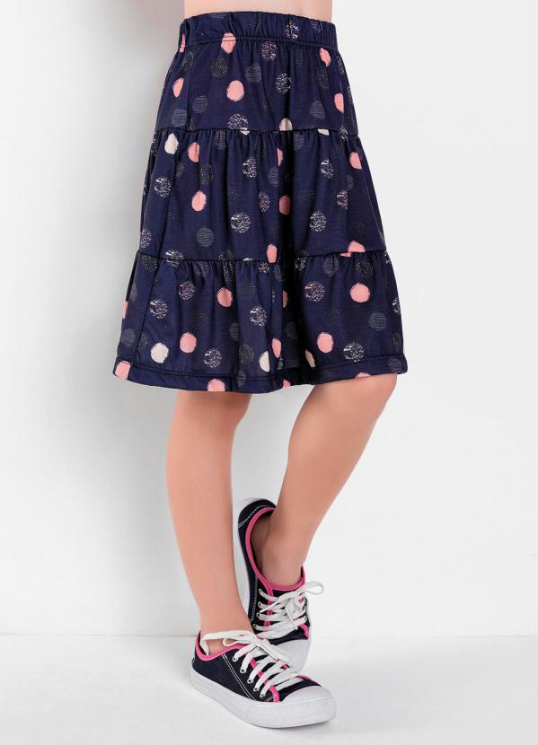 Saia Infantil (Po�) com Recortes em Camadas