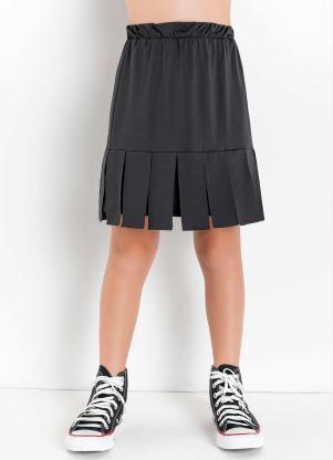 Saia Infantil (Preta) com Tiras