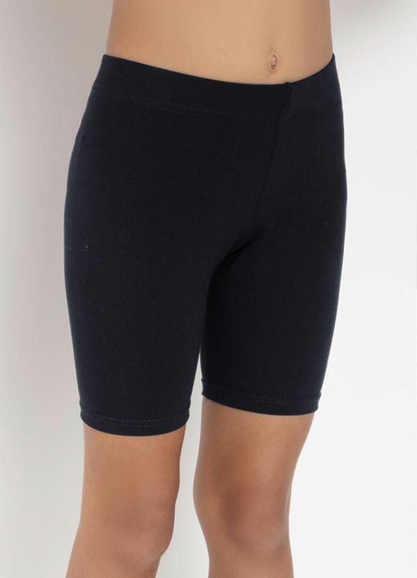 Short Infantil Feminino (Preto)