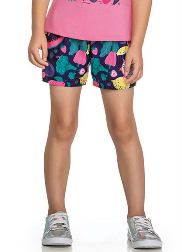 Short Roxo Menina - Marisol