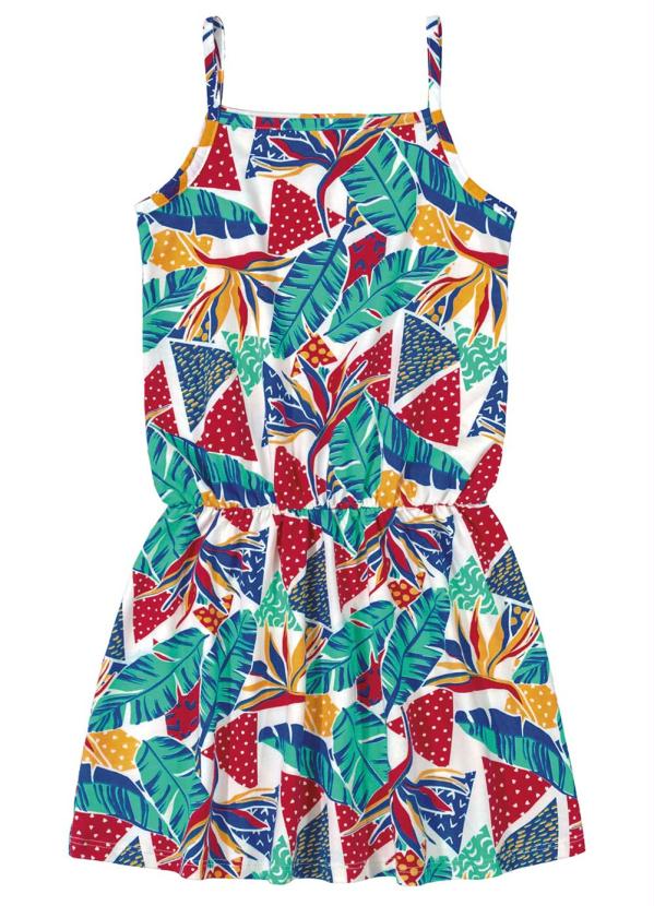 vestidos infantis estampados