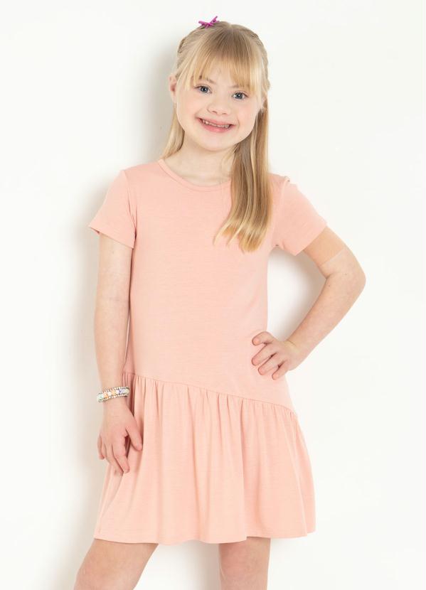 Vestido Infantil (Rose) com Babado