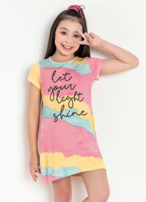 Vestido (Tie Die) com Estampa Vestido (Tie Die) com Estampa