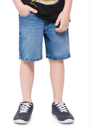 bermuda jeans masculino infantil