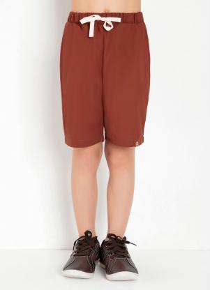 Bermuda Infantil (Telha) com Bolsos