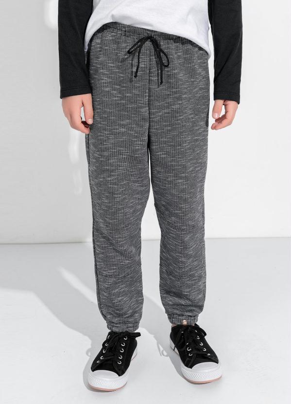 Cal�a Infantil (Mescla) Peluciada com Recorte