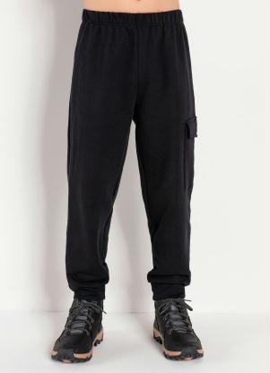 Cal�a Infantil (Preta) Jogger de Moletom