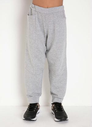 Calça Moletom Infantil (Mescla) com Bolsos Calça Moletom Infantil (Mescla) com Bolsos