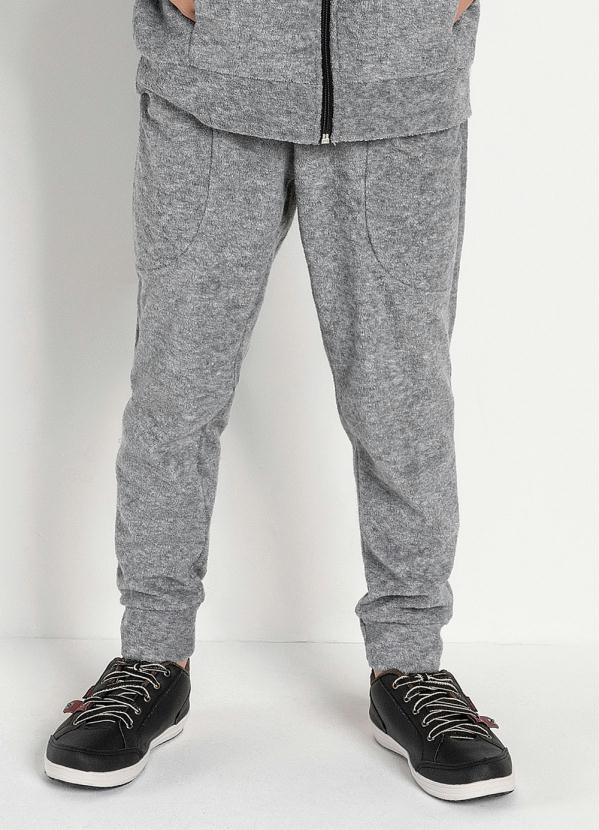 Cal�a de Plush Infantil (Cinza Mescla)