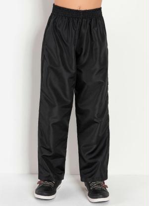 Cal�a Infantil (Preta) Tactel com El�stico