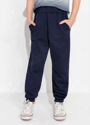 Calça Jogger Infantil (Marinho) Calça Jogger Infantil (Marinho)