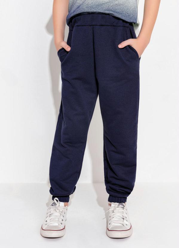 Calça Jogger Infantil (Marinho) Calça Jogger Infantil (Marinho)