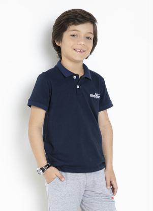 Camisa (Marinho) com Bordado