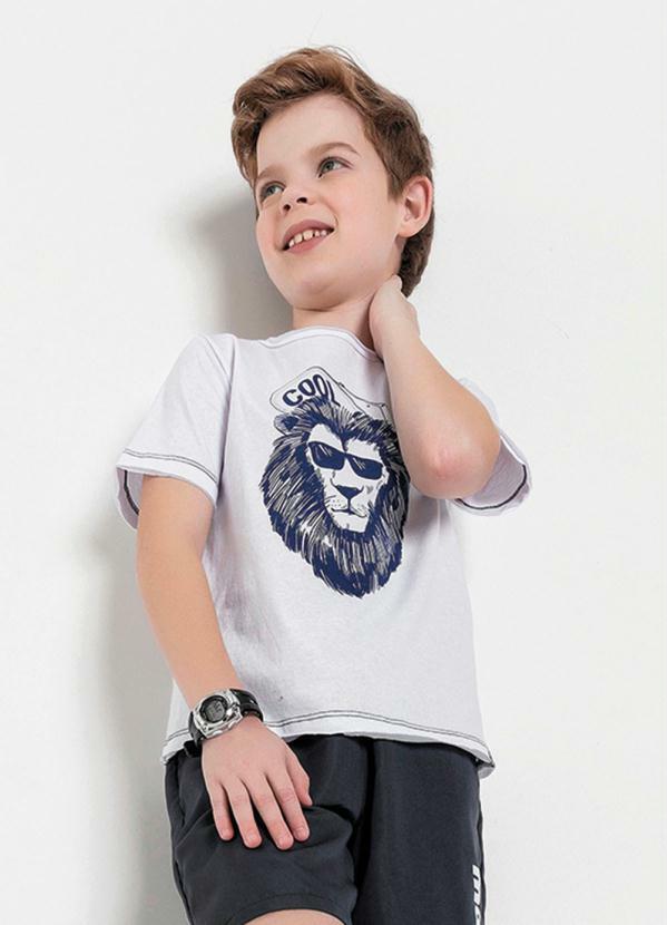 Camiseta Infantil (Branca) com Estampa Camiseta Infantil (Branca) com Estampa