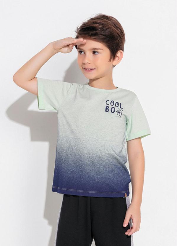 Camiseta Infantil (Verde) com Bordado Camiseta Infantil (Verde) com Bordado
