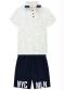 Milon - Conjunto Infantil Masculino Cinza - variação: Off White