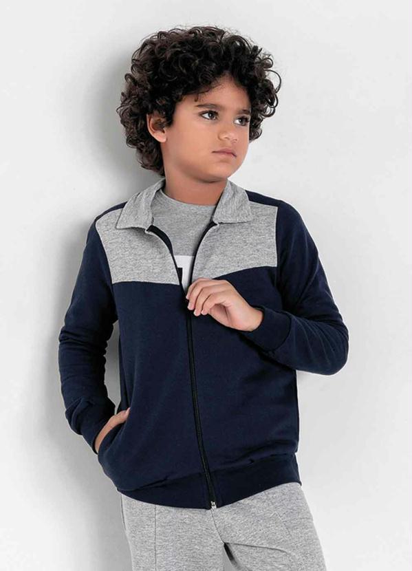 Casaco Infantil (Marinho) com Z�per