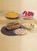 Kit Travessas Transparente 5 Pe�as