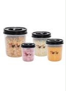 Kit Potes Mantimentos Galinha 4 Potes