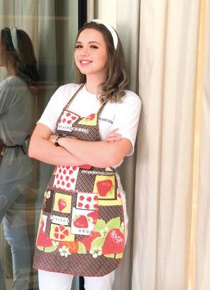 AVENTAL COM BOLSO (MORANGO) 1 PEÇA AVENTAL COM BOLSO (MORANGO) 1 PEÇA