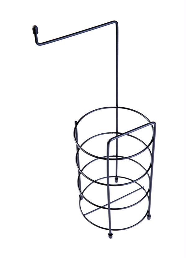 Suporte para Papel Higi�nico (Preto) 1 Pe�a