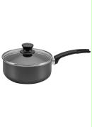 Panela Antiaderente Preta 16 1,3 Litros