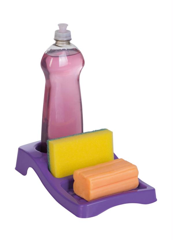 Porta Detergente (Roxo) em Plástico 1 Peça Porta Detergente (Roxo) em Plástico 1 Peça